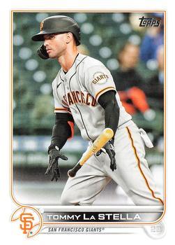 #241 Tommy La Stella - San Francisco Giants - 2022 Topps Baseball