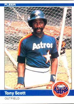 #241 Tony Scott - Houston Astros - 1984 Fleer Baseball