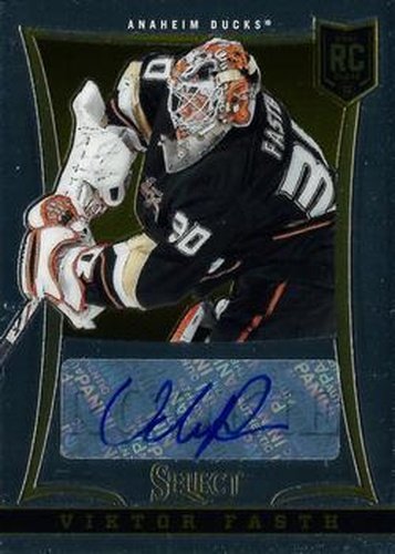 #241 Viktor Fasth - Anaheim Ducks - 2013-14 Panini Select Hockey