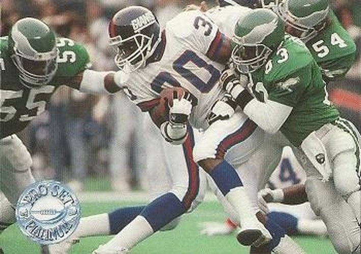 #241 David Meggett - New York Giants - 1991 Pro Set Platinum Football