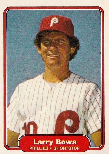 #241 Larry Bowa - Philadelphia Phillies - 1982 Fleer Baseball