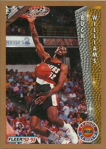 #241 Buck Williams - Portland Trail Blazers - 1992-93 Fleer Basketball