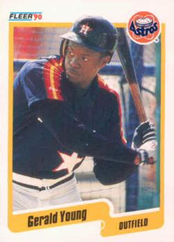 #241 Gerald Young - Houston Astros - 1990 Fleer USA Baseball