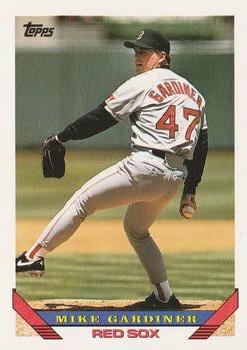 #241 Mike Gardiner - Boston Red Sox - 1993 Topps Baseball