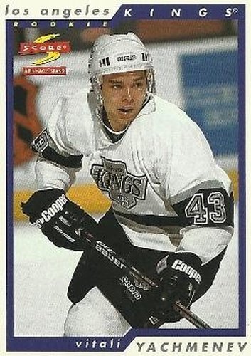 #241 Vitali Yachmenev - Los Angeles Kings - 1996-97 Score Hockey