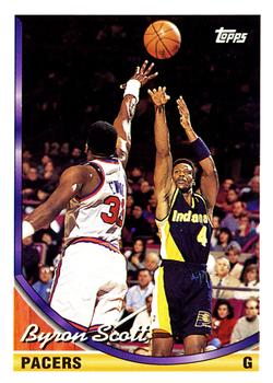 #241 Byron Scott - Indiana Pacers - 1993-94 Topps Basketball