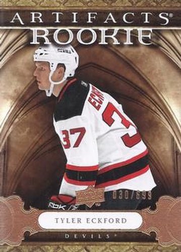 #241 Tyler Eckford - New Jersey Devils - 2009-10 Upper Deck Artifacts Hockey