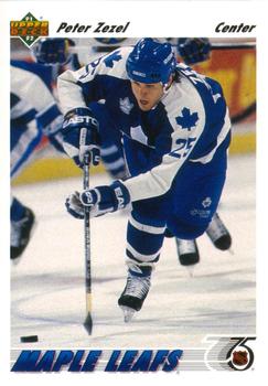 #241 Peter Zezel - Toronto Maple Leafs - 1991-92 Upper Deck Hockey