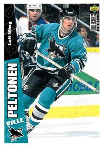 #241 Ville Peltonen - San Jose Sharks - 1996-97 Collector's Choice Hockey