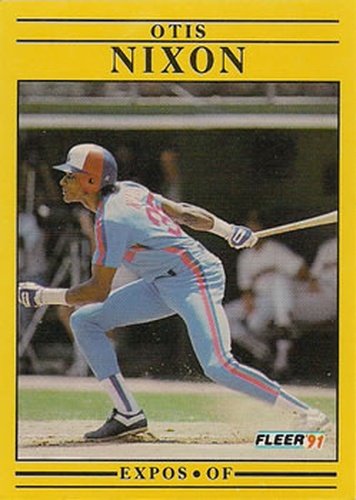 #241 Otis Nixon - Montreal Expos - 1991 Fleer Baseball