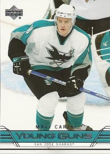 #241 Matt Carle - San Jose Sharks - 2006-07 Upper Deck Hockey