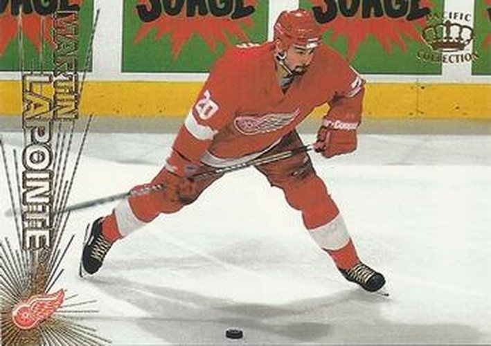 #241 Martin Lapointe - Detroit Red Wings - 1997-98 Pacific Crown Hockey