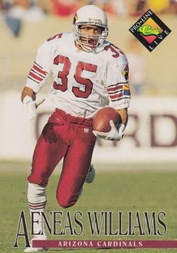 #241 Aeneas Williams - Arizona Cardinals - 1994 Pro Line Live Football