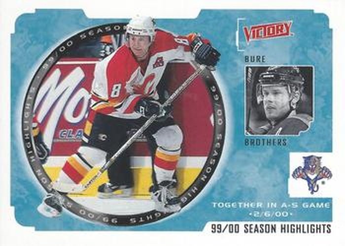 #241 Pavel Bure / Valeri Bure - Florida Panthers / Calgary Flames - 2000-01 Upper Deck Victory Hockey