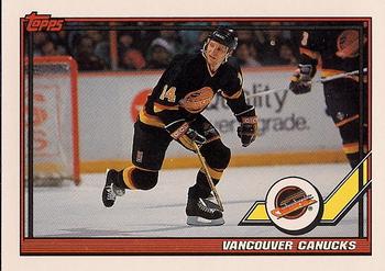 #242 Vancouver Canucks - Vancouver Canucks - 1991-92 Topps Hockey