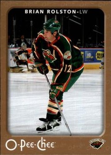 #242 Brian Rolston - Minnesota Wild - 2006-07 O-Pee-Chee Hockey