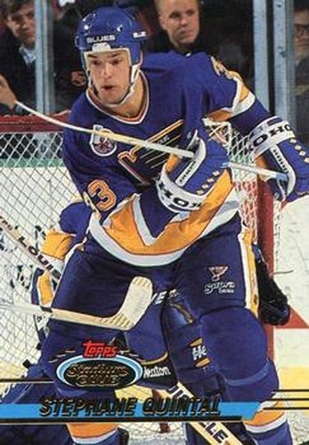 #242 Stephane Quintal - St. Louis Blues - 1993-94 Stadium Club Hockey