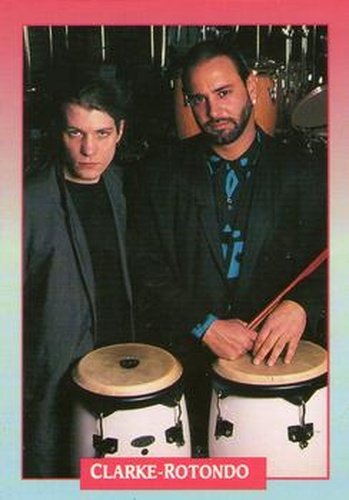 #242 Clarke-Rotondo - 1991 Brockum Rock Cards