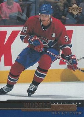 #242 Vladimir Malakhov - Montreal Canadiens - 1999-00 Upper Deck Hockey