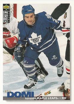 #242 Tie Domi - Toronto Maple Leafs - 1995-96 Collector's Choice Hockey