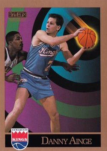 #242 Danny Ainge - Sacramento Kings - 1990-91 SkyBox Basketball