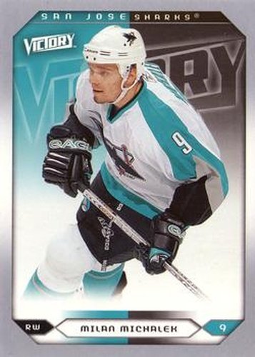 #242 Milan Michalek - San Jose Sharks - 2005-06 Upper Deck Victory Hockey