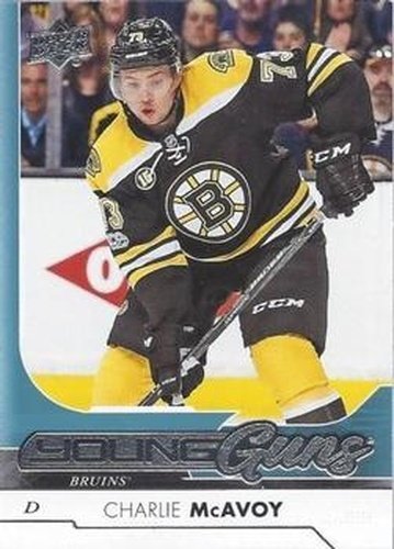 #242 Charlie McAvoy - Boston Bruins - 2017-18 Upper Deck Hockey