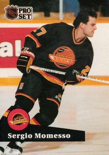 #242 Sergio Momesso - 1991-92 Pro Set Hockey
