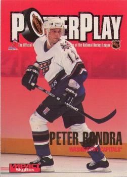 #242 Peter Bondra - Washington Capitals - 1995-96 SkyBox Impact Hockey