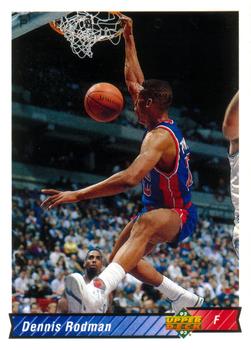 #242 Dennis Rodman - Detroit Pistons - 1992-93 Upper Deck Basketball