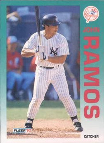 #242 John Ramos - New York Yankees - 1992 Fleer Baseball