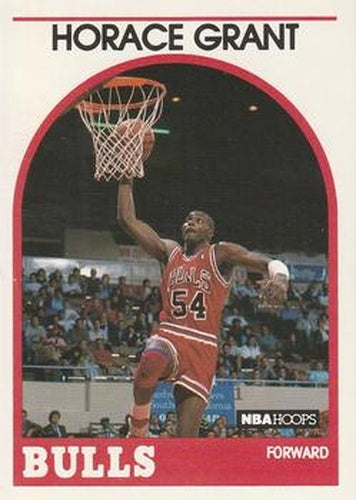 #242 Horace Grant - Chicago Bulls - 1989-90 Hoops Basketball