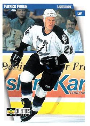 #242 Patrick Poulin - Tampa Bay Lightning - 1997-98 Collector's Choice Hockey