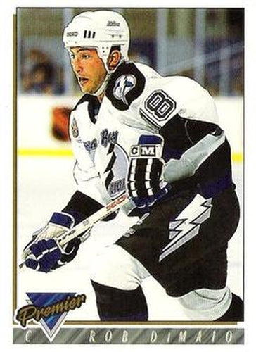 #242 Rob DiMaio - Tampa Bay Lightning - 1993-94 Topps Premier Hockey