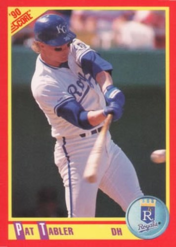 #242 Pat Tabler - Kansas City Royals - 1990 Score Baseball