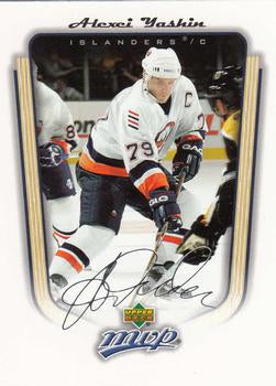 #242 Alexei Yashin - New York Islanders - 2005-06 Upper Deck MVP Hockey