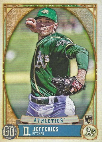 #242 Daulton Jefferies - Oakland Athletics - 2021 Topps Gypsy Queen Baseball