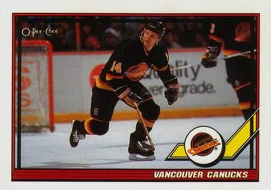 #242 Vancouver Canucks - Vancouver Canucks - 1991-92 O-Pee-Chee Hockey