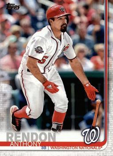 #242 Anthony Rendon - Washington Nationals - 2019 Topps Baseball