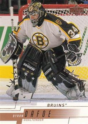 #242 Byron Dafoe - Boston Bruins - 2000-01 Upper Deck Hockey