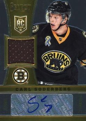 #242 Carl Soderberg - Boston Bruins - 2013-14 Panini Select Hockey