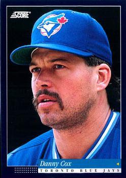 #242 Danny Cox - Toronto Blue Jays -1994 Score Baseball