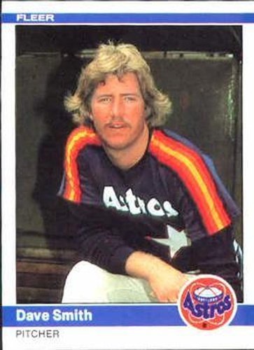 #242 Dave Smith - Houston Astros - 1984 Fleer Baseball