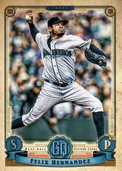 #242 Felix Hernandez - Seattle Mariners - 2019 Topps Gypsy Queen Baseball