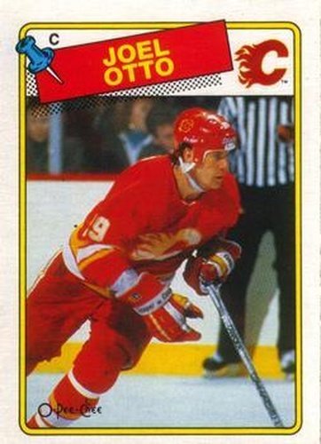 #242 Joel Otto - Calgary Flames - 1988-89 O-Pee-Chee Hockey
