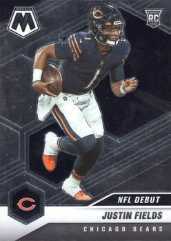 #242 Justin Fields - Chicago Bears - 2021 Panini Mosaic Football