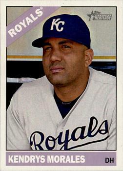 #242 Kendrys Morales - Kansas City Royals - 2015 Topps Heritage Baseball