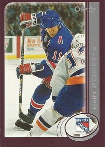 #242 Mark Messier - New York Rangers - 2002-03 O-Pee-Chee Hockey