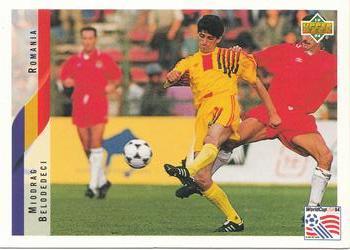 #242 Miodrag Belodedeci - Romania - 1994 Upper Deck World Cup Contenders English/Spanish Soccer