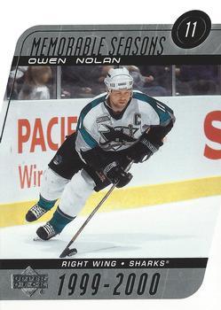 #242 Owen Nolan - San Jose Sharks - 2002-03 Upper Deck Hockey